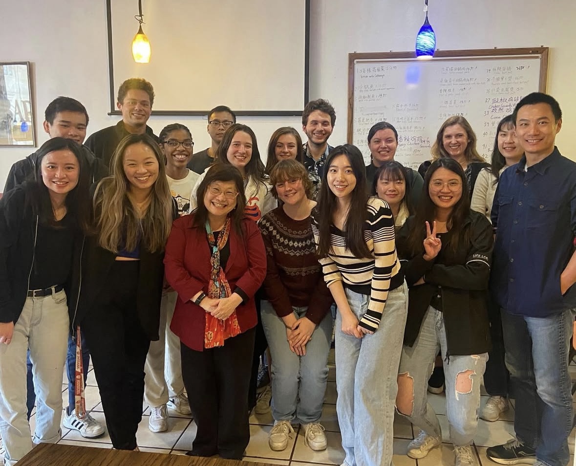 Belle Li facilitating an AI-supported workshop for Purdue graduate students